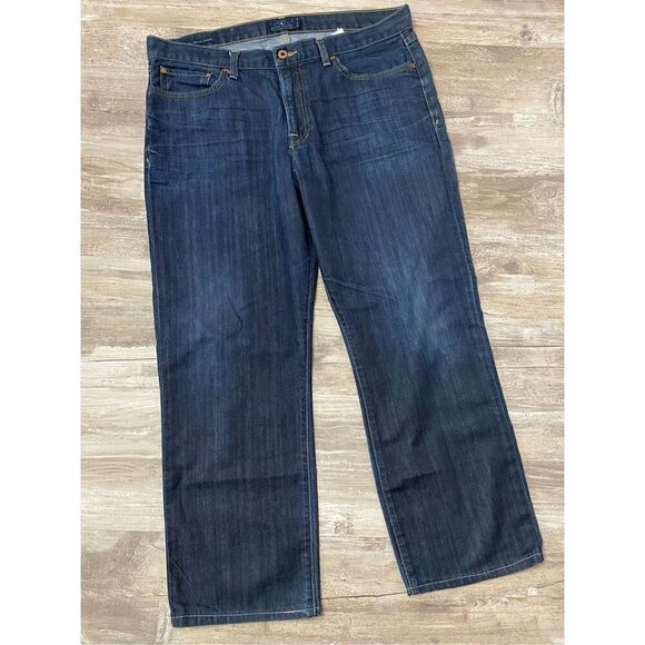 Lucky Brand 363 Vintage Straight Jeans Men’s Sz 36x26 Altered Inseam - Picture 1 of 6